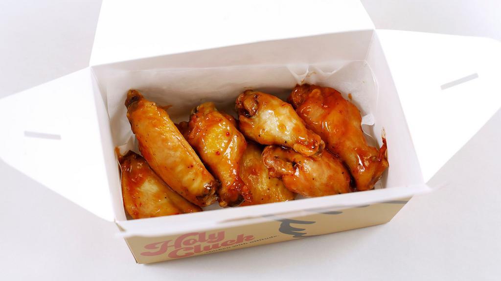 Apricot Chipotle Wings · It's smoky, sweetie. A blend of sweet apricot preserves and a sweet, smoky kick from chipotle peppers.