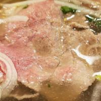 Pho Tai Sách - Steak & Tripe · Rare steak and tripe.

Consuming raw or undercooked meats, poultry, seafood, shellfish, or e...
