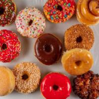 Regular Donuts · Regular donuts: each $1.25 + tax half dozen $6.51 + tax full dozen $10.85 + tax fancy donuts...