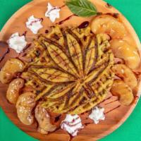 Weefles · Hemp protein waffles served with fruit and maple syrup.
Add coconut whip cream