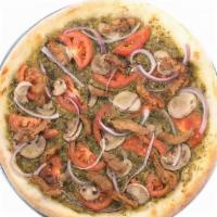New Maps Out Of Hell · Creamy Basil Cashew Spread, Seasoned Soy Curls and your choice of three fresh Veggies