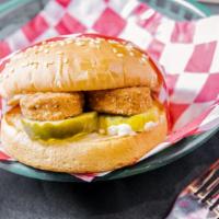 Chicken Slider · 2 Chicken Strips, Mayo, Pickles, 4