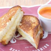 Tomato Soup With Grilled Cheese · 