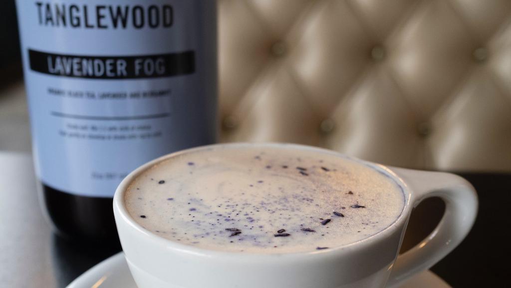 Tanglewood Lavender Fog · More aromatic than a London Fog. All organic and made with local lavender.