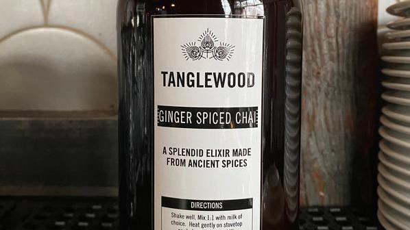 Tanglewood Chai Concentrate · 32oz concentrate of our Ginger Spiced Chai. Mix 1:1 with milk of choice.