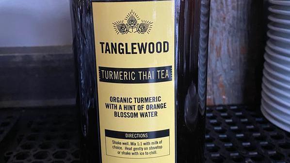Tanglewood Turmeric Thai Tea · 32oz concentrate of Thai Tea. Mix 1:1 with milk of choice.