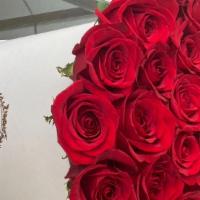 Classic Dozen Roses Red Rose Arrangement · This box of brilliant red roses is an elegant and natural way to say, 