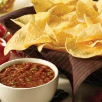 Salsa · One pint of daily hand roasted salsa. Served with Homemade chips.