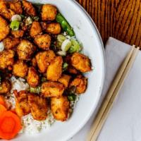 Salt And Pepper Tofu (Build Your Own Rice Bowl) · 
