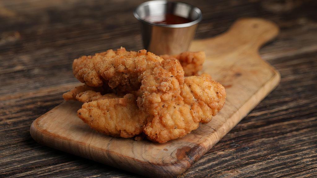Original Fried Chicken Tenders · Crispy fried chicken tenders with your choice of dipping sauce (4 count)