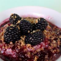 Chia Pudding · {Soy-Free + Nut-Free} Coconut milk chia pudding topped with seasonal fruit compote, fresh fr...
