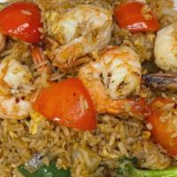 3. Prik Pow Fried Rice · Stir-fried jasmine rice with egg, onion, carrot, bell pepper, broccoli, basil leaves. Season...