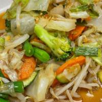 8. Mixed Vegetables · Stir-fried cabbage, broccoli green bean,green onion, carrot, zucchini, bean sprout, onion.
