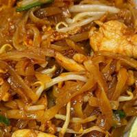 1. Pad Thai · Thin rice noodle stir fried with egg, bean sprout, green onion, with pad Thai sauce, crushed...