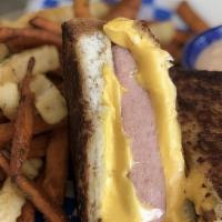 Fried Thick Bologna Sandwich* · texas toast + yellow mustard + american cheese. w/ north n' south fries or watermelon. add *...