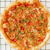 My Cousin Vinny · House Red Sauce + Mozzarella + House Fennel Sausage + Pepperoni + House Meatballs + Smoked B...