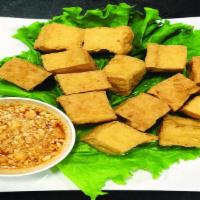 Dậu Hủ Chiến · Crispy fried tofu