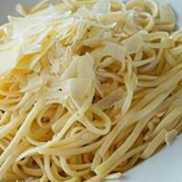 Oodles Of Noodles · Pasta with butter and parmesan cheese.