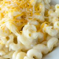 Kids Mac And Cheese · Pasta cooked perfect with cheddar, Jack and parmesan cheeses.