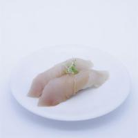 Yellowtail (2 Pieces) · Consuming raw or undercooked meats, poultry, seafood, shellfish or eggs may increase your ri...
