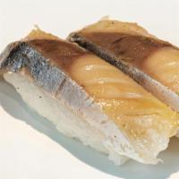 Mackerel (2 Pieces) · Consuming raw or undercooked meats, poultry, seafood, shellfish or eggs may increase your ri...