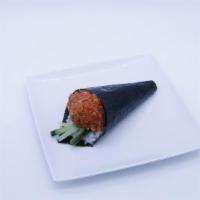 Spicy Tuna Hand Roll(1 Piece) · Consuming raw or undercooked meats, poultry, seafood, shellfish or eggs may increase your ri...