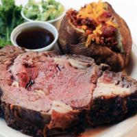 Prime Rib For Two · Two dinners that include 10oz of our slow roasted and seasoned prime rib, cooked to your spe...