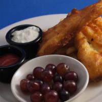 Fish N' Chips · with Fruit