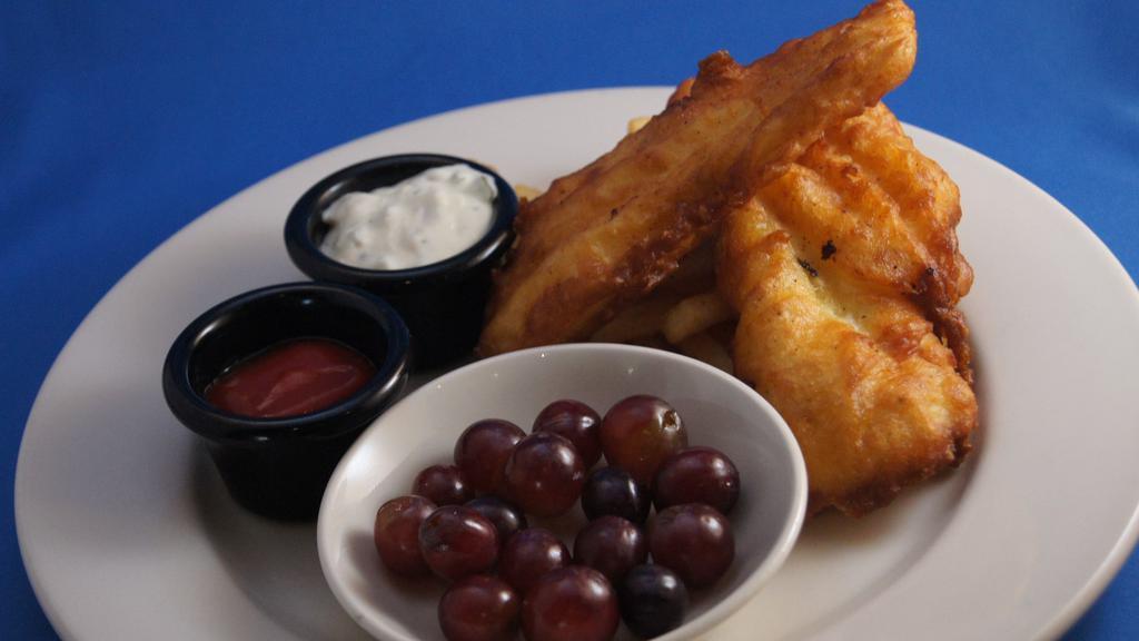 Fish N' Chips · with Fruit