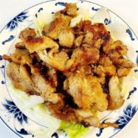 Teriyaki Chicken · Tender white meat chicken with teriyaki sauce & sesame seeds.