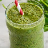 Pina Colada · 16 oz green smoothie: Spinach, pineapples, coconut creme, coconut shreds, coconut milk