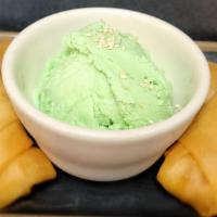 Fried Banana W/ Green Tea Ice Cream · 