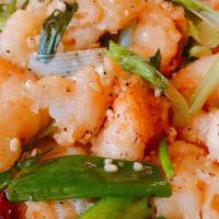 Salt & Pepper Prawns · Spicy. Does not include rice.