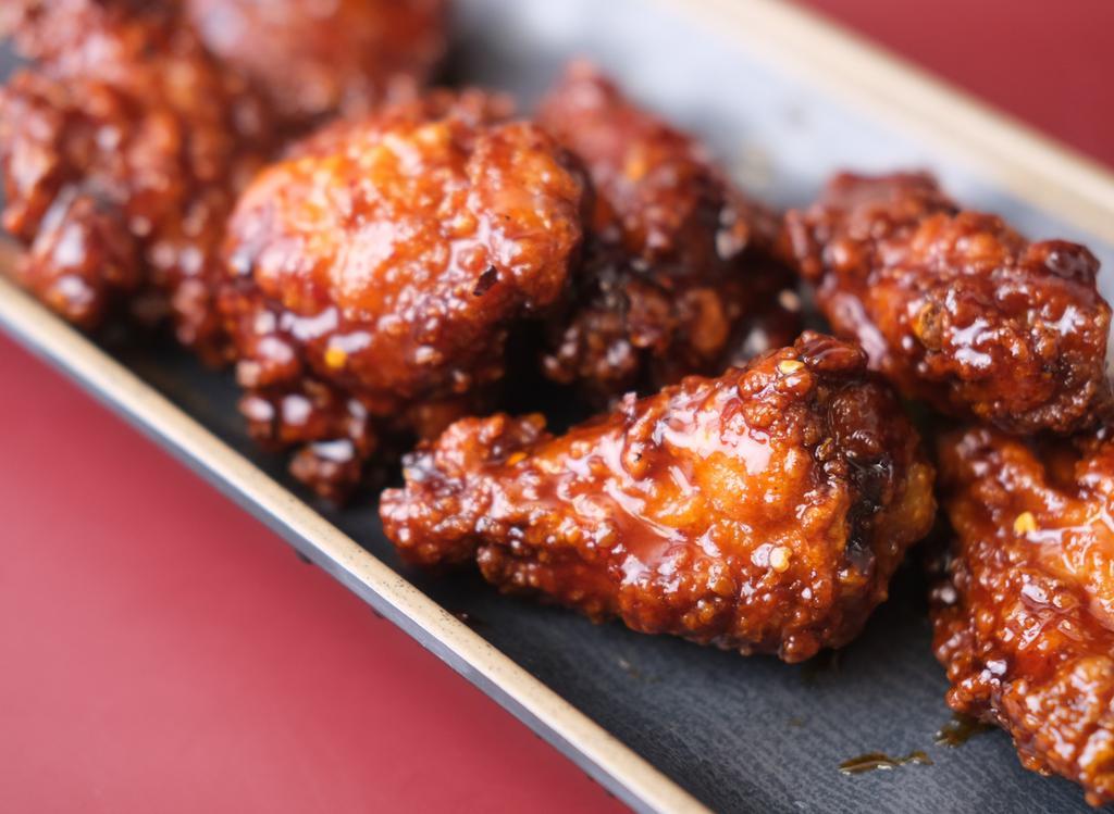 Pp Wings · 7 pieces of Portland's famous sweet chili fish sauce wings. Wings are deep-fried then tossed in sweet chili fish sauce.