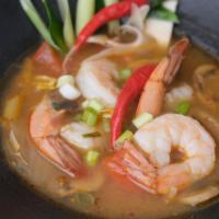 Tom Yum · Tom Yum soup – everybody’s favorite Thai soup!!
In the soup: Lemongrass, galanga, lime leave...