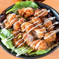 B2 Honey Bowl · Most popular. Rice with honey garlic fried chicken, mayo, mixed vegetables.