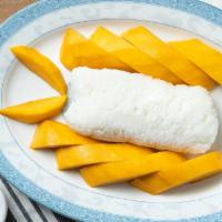 Mango With Sweet Sticky Rice And Coconut Milk · 2022 Champagne Mango Season is now here. It is sweet and juicy mango with gluten free sticky...