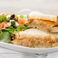 The Herman Melville · Our house-made tuna salad with cheddar cheese on toasted sourdough