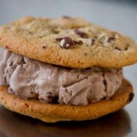 Cookies And Cream · Two Chocolate Chip Cookies with Cookies and Cream Ice Cream