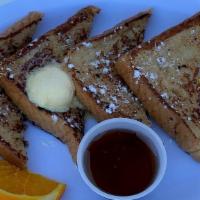 French Toast · 2 pieces of Texas Toast dipped in Nana's famous Batter.