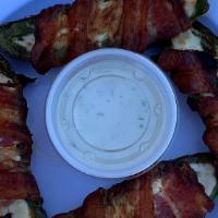 Housemade Bacon Wrapped Jalapenos (4) · 