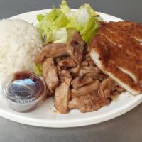 Chicken & Katsu · comes with rice and small salad