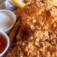 Chicken Tenders · Hand-cut chicken breast fillets breaded to order with our secret seasoned breading. Served w...
