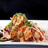 Teriyaki Shrimp · Grilled shrimp with homemade teriyaki sauce.