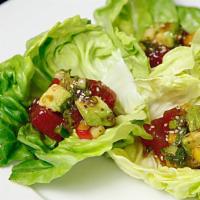 Poke Wrap · Consuming raw or undercooked meats, poultry, seafood, shellfish, or egg may increase your ri...
