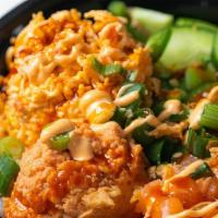 Spicy Salmon Bowl · Spicy Tuna, Salmon, Spicy Crab, Spicy Gochujang Sauce, Spicy Mayo Sauce (Gluten-Free) (Soy-F...