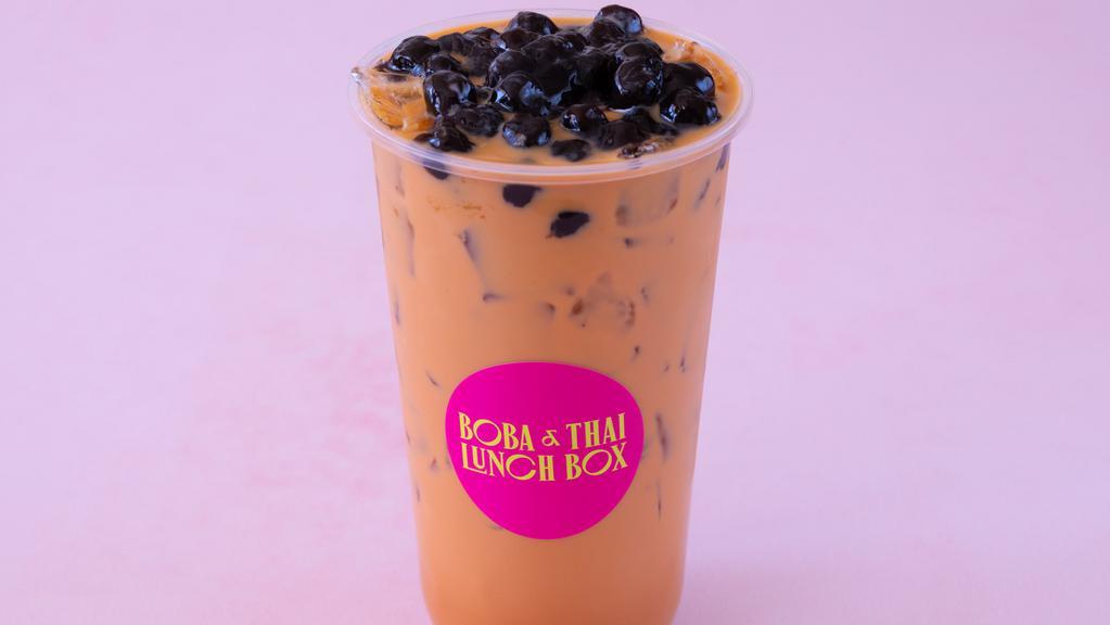 Thai Milk Tea · Size: large.