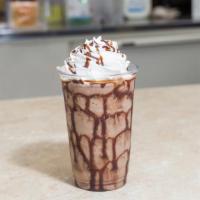 Mocha Frappe · Chocolate and espresso blended.