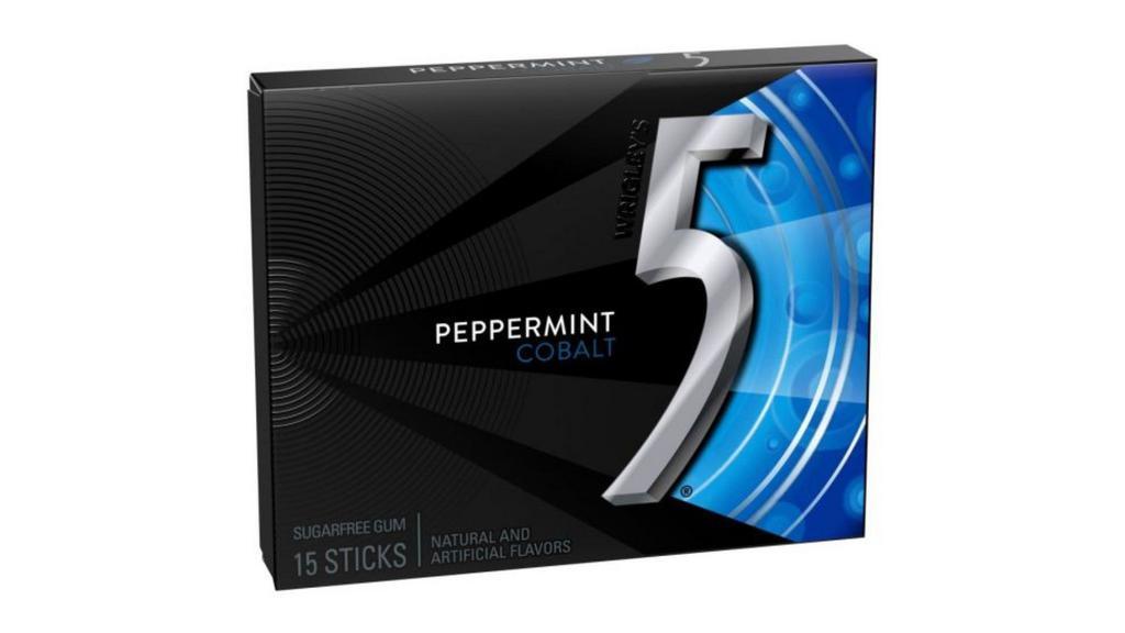 5 Gum Cobalt · Feel fresh and focused with every bite.