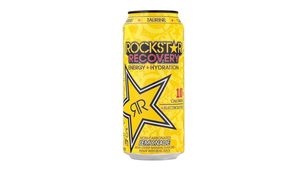 Rockstar Recovery Lemonade 16 Oz · 